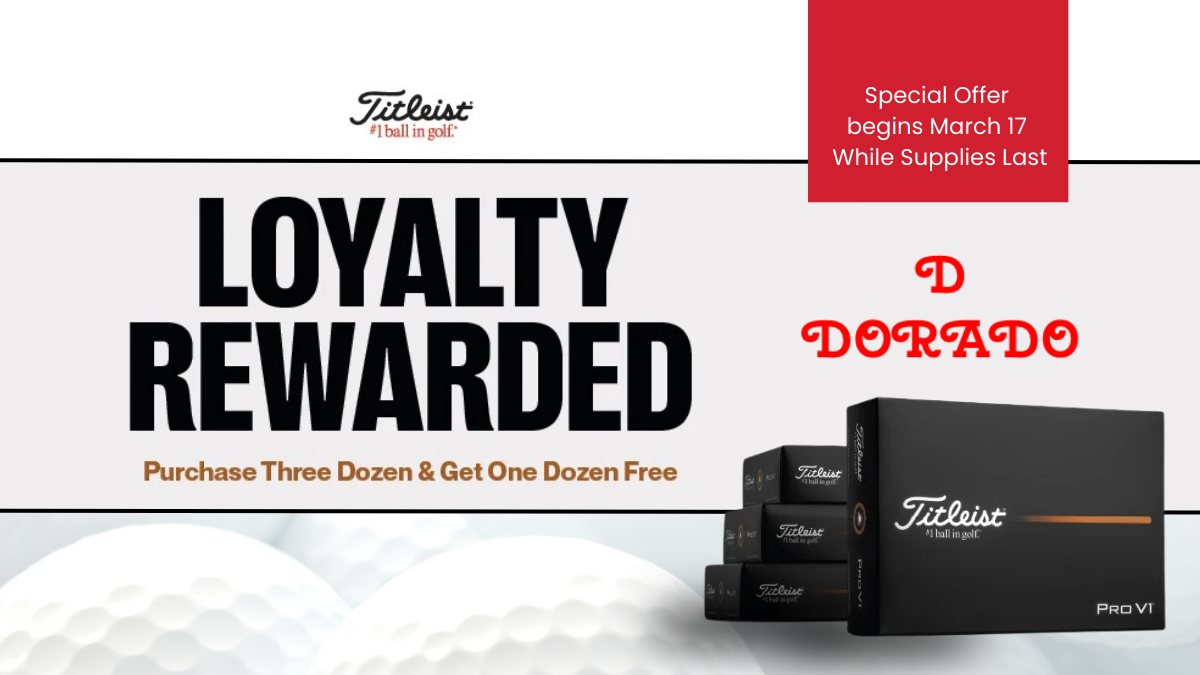 Stock Up on Titleist: Buy 3 Dozen, Get 1 Dozen Free (Limited Time)